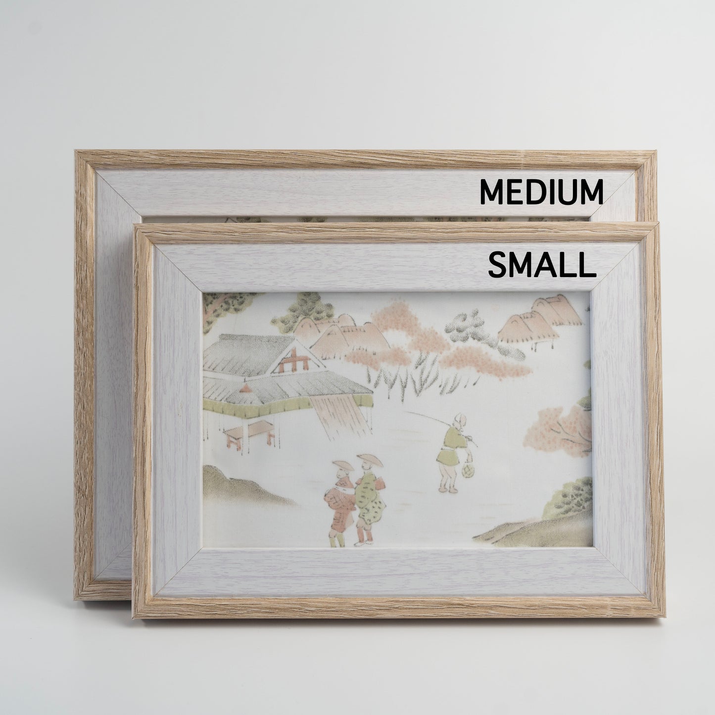 A kimono tapestry (Medium), For Home Decoration / 額付きタペストリー