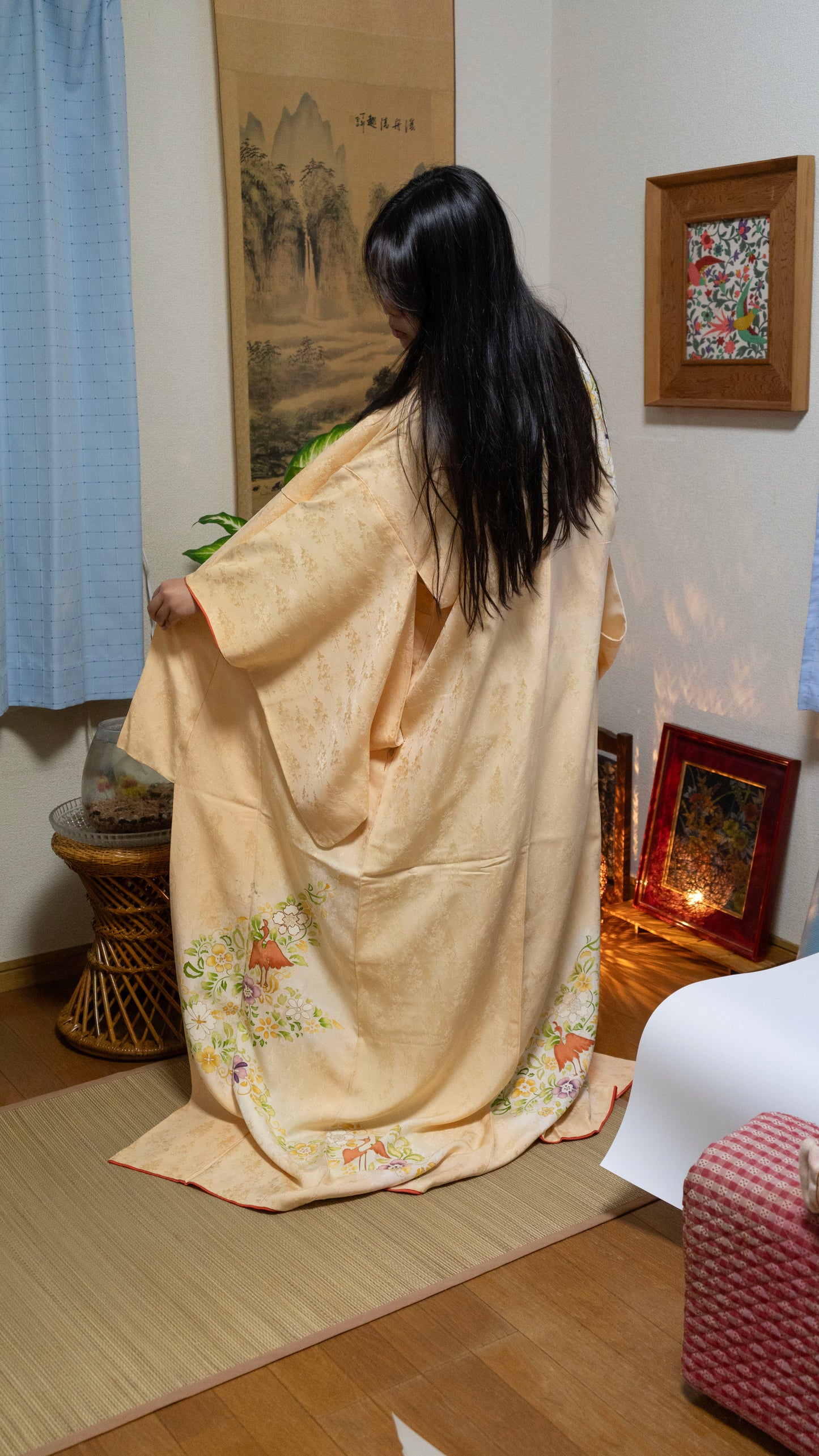 UNISEX Vintage Kimono / ヴィンテージ 着物 訪問着