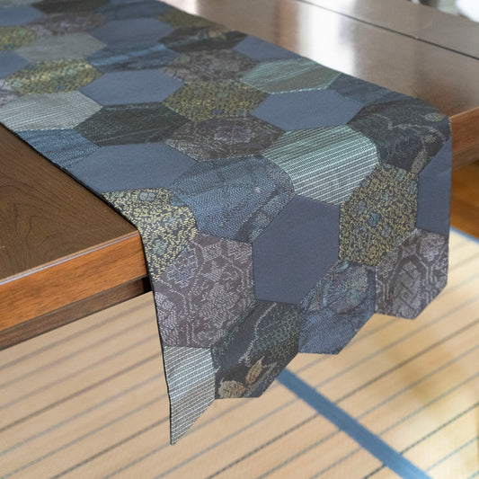 Kimono Patchwork Table Centerpiece / 着物パッチワーク  テーブルセンター