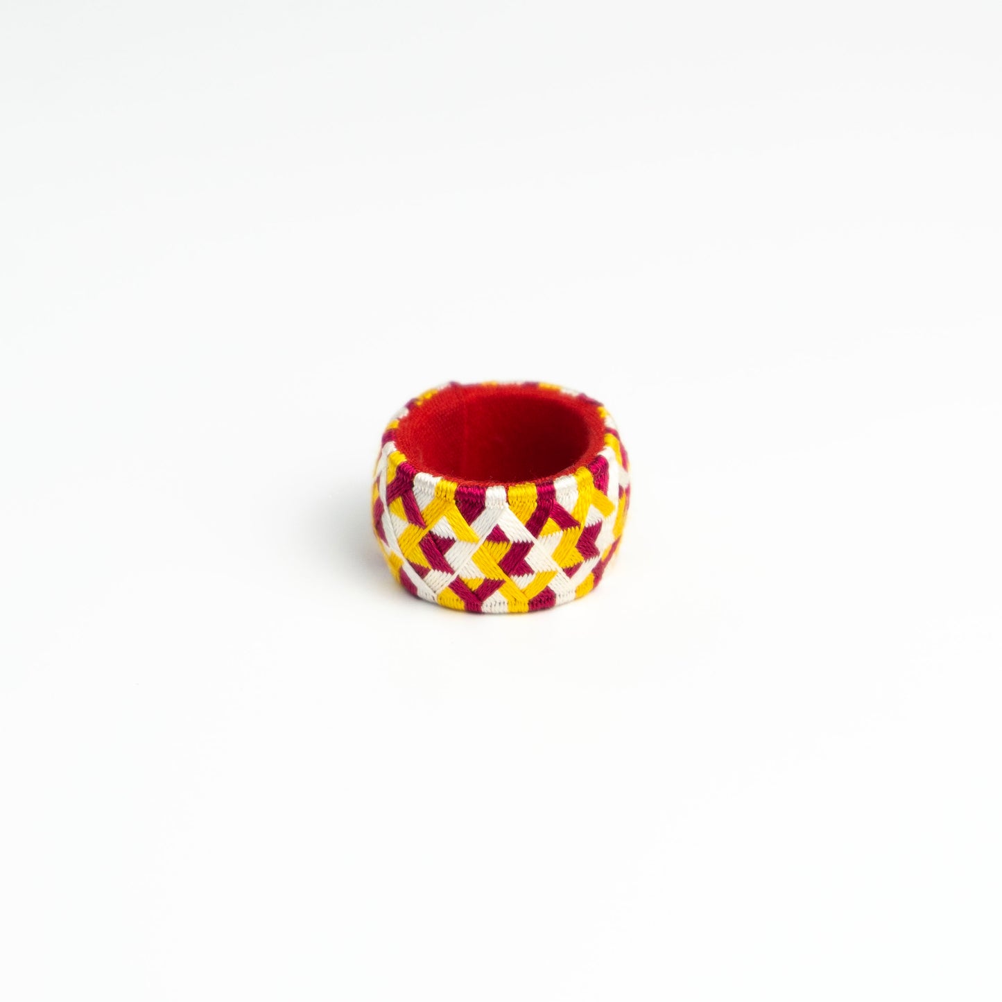 A Japanese thimble / 加賀のゆびぬき 黄赤